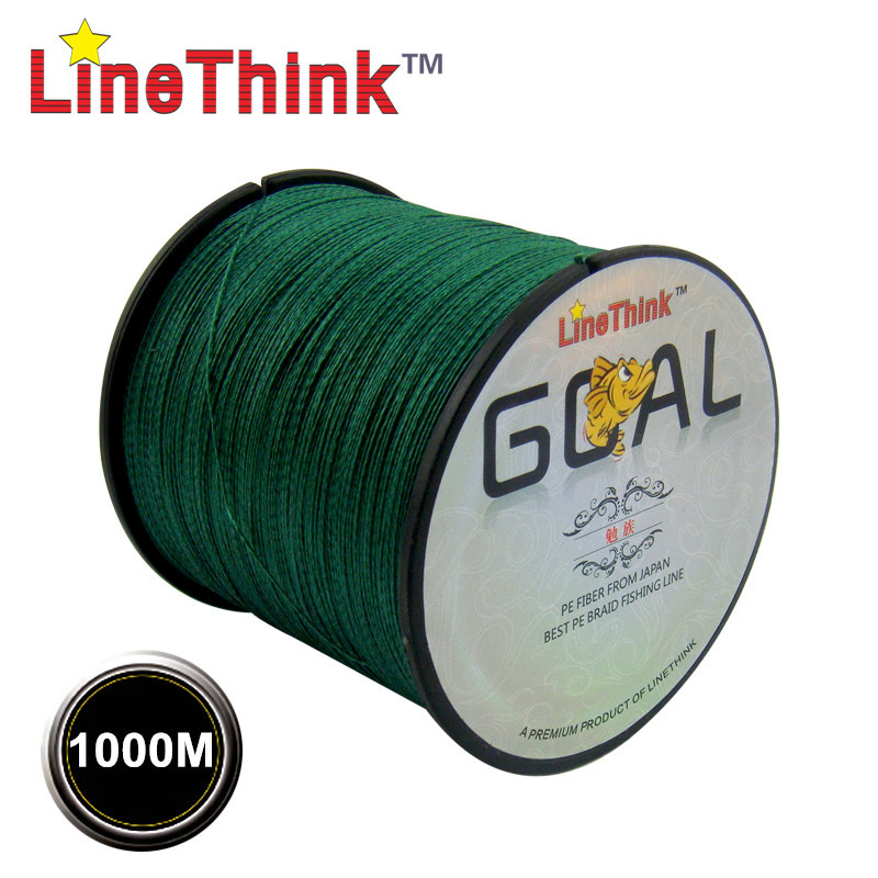 Ice Fishing Line - 1000 メートルゴール LineThink ブランド最高品質のマルチフィラメント 100% PE