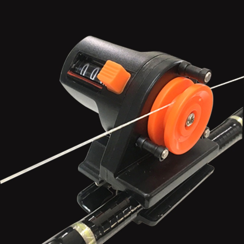 Fishing Line Dispenser - 釣り糸カウンター 0-999M 釣り糸深さカウンターファインダーツールタックル長さゲージカウンター