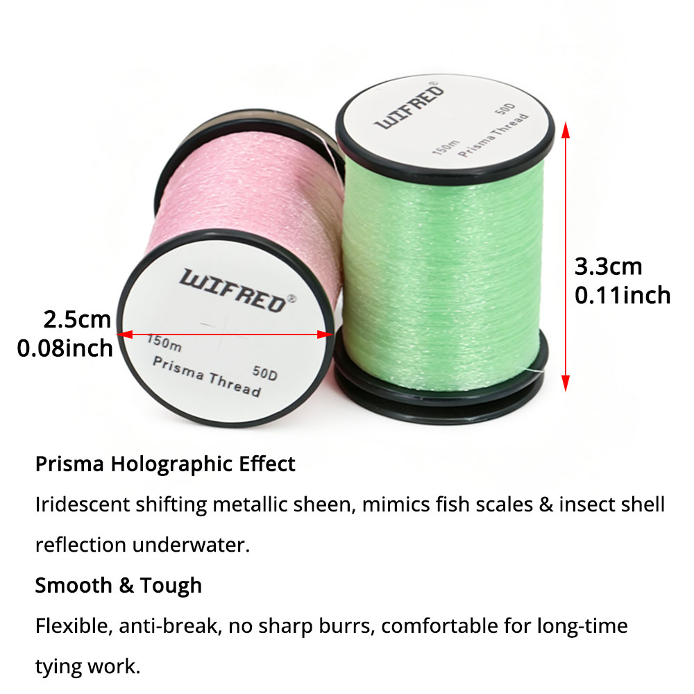    50D プリズマ フライタイイングスレッド 150m - Ice Fishing Line のレビューと価格