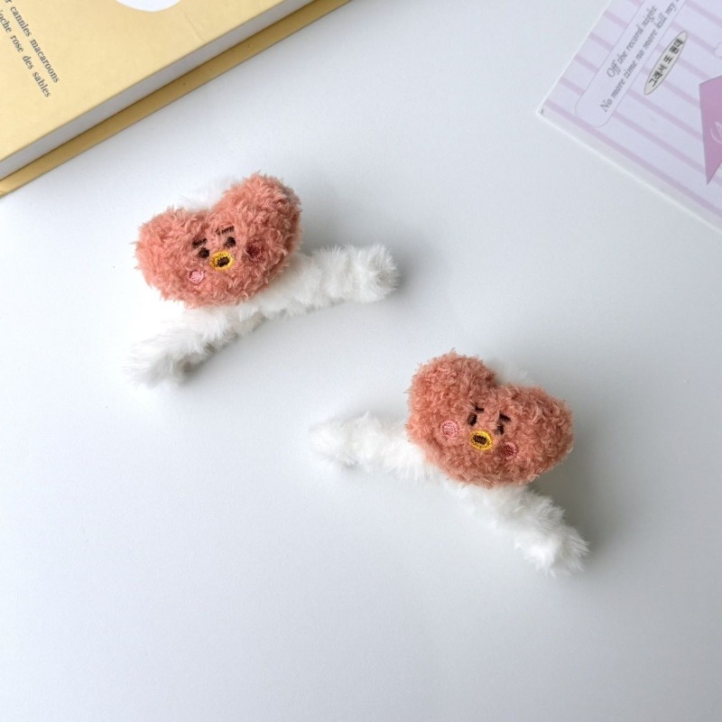 BT21 キュートな漫画アニメぬいぐるみヘアクリップ クリエ - Tippet Line のレビューと価格