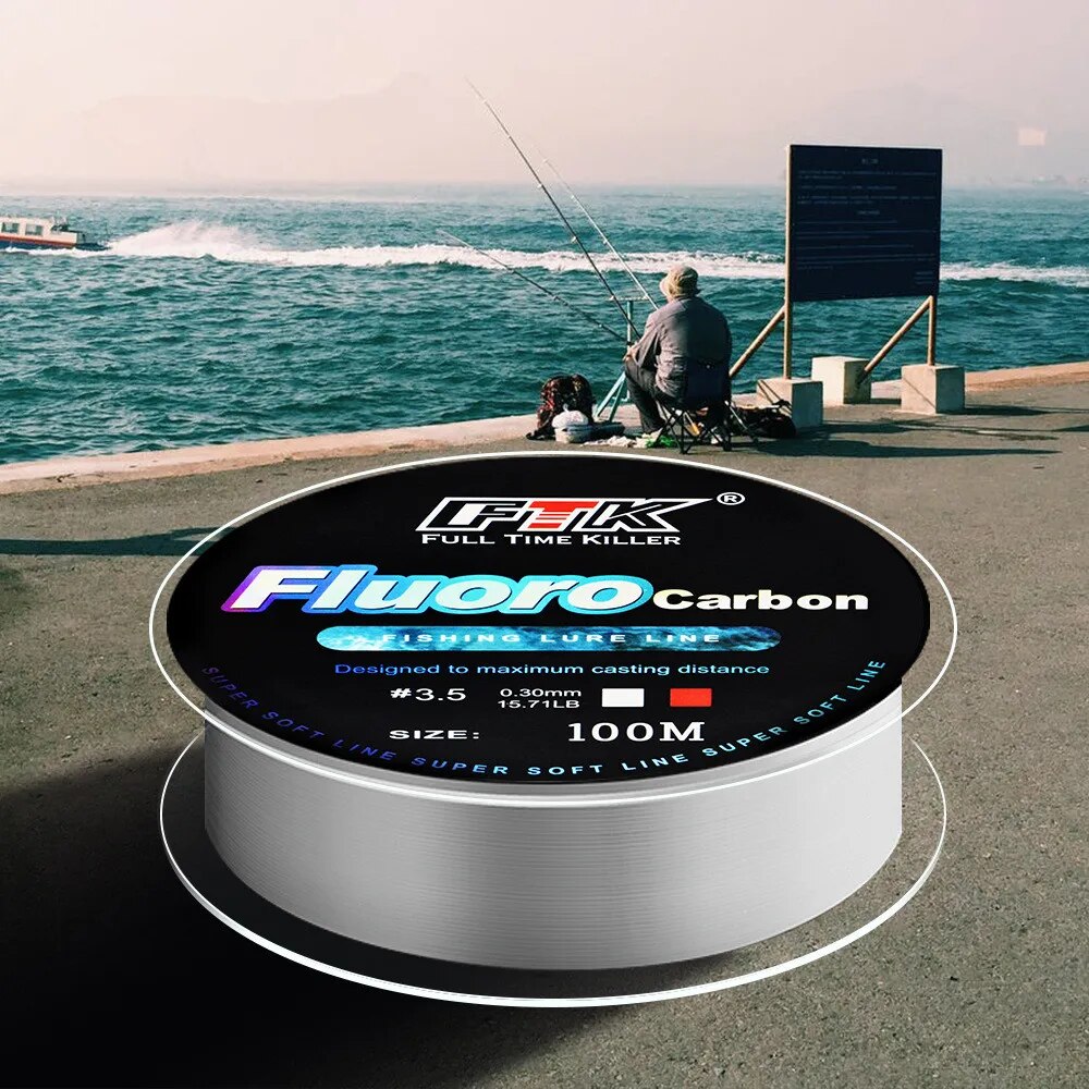 100m フロロカーボン餌釣り糸、カーボンファイバーフライフ - Copolymer Line のレビューと価格