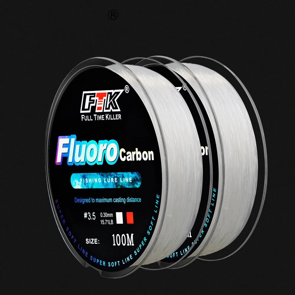100m フロロカーボン餌釣り糸、カーボンファイバーフライフ - Copolymer Line のレビューと価格