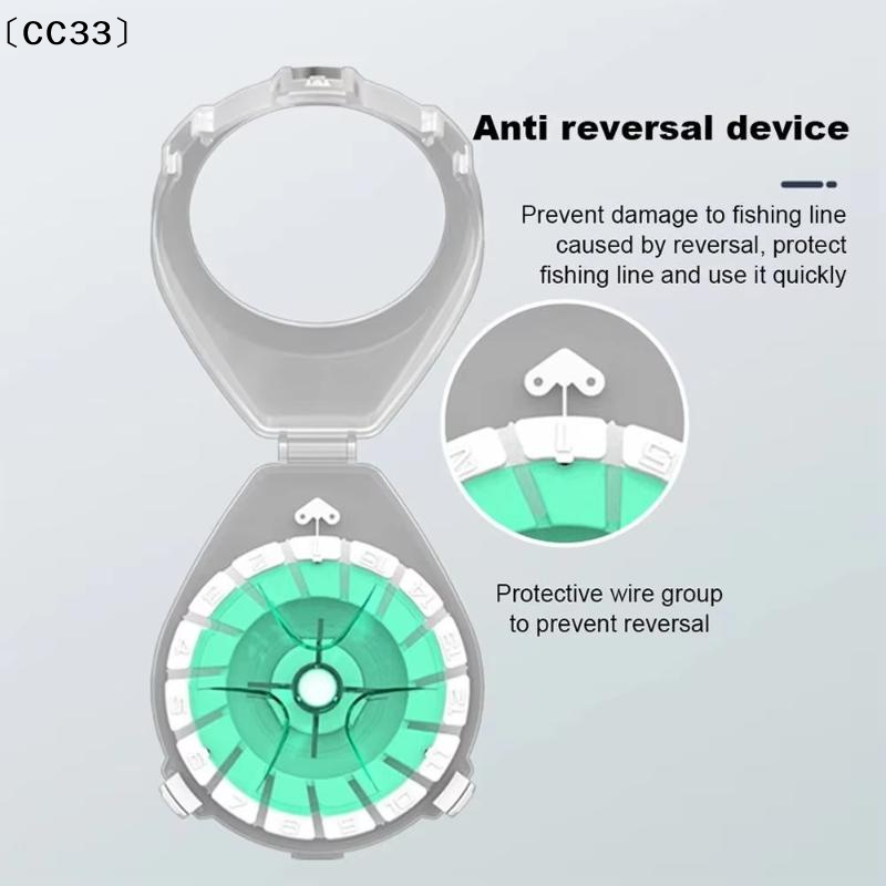 カーボン製釣り糸巻き取りボックス、多機能巻き取りボード、逆巻 - Fishing Line Box のレビューと価格