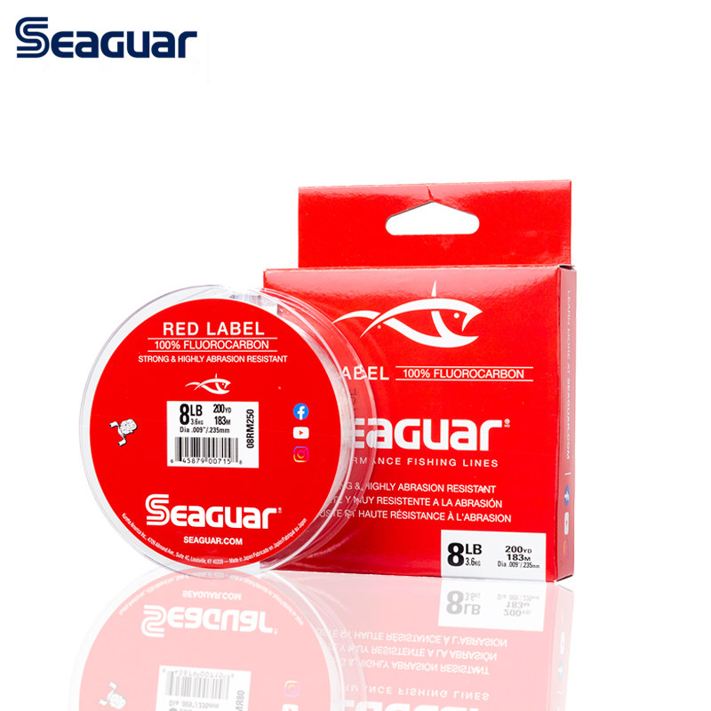 SEAGUAR レッドラベル 160M/183M 100%日 - Fluorocarbon Line のレビューと価格
