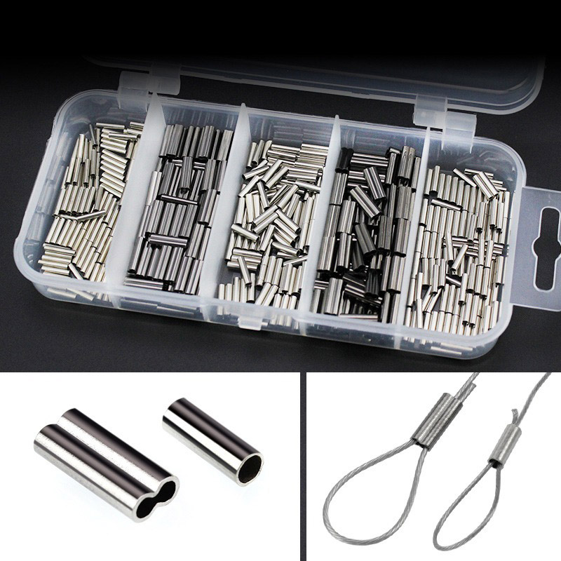 銅管コネクタ,250〜500個/箱,シングルハンドピース,ス - Fishing Line Box のレビューと価格